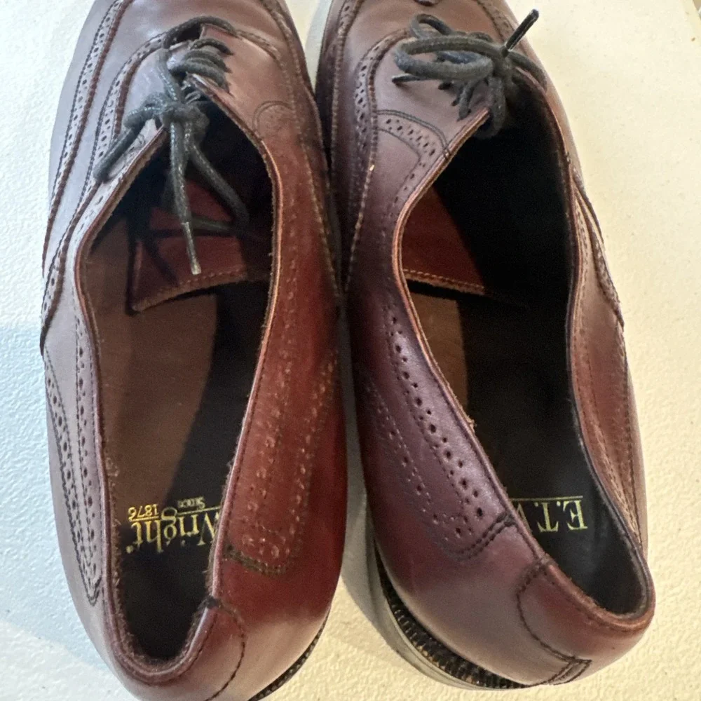 ET Wright Dress Shoes Size 12A Leather